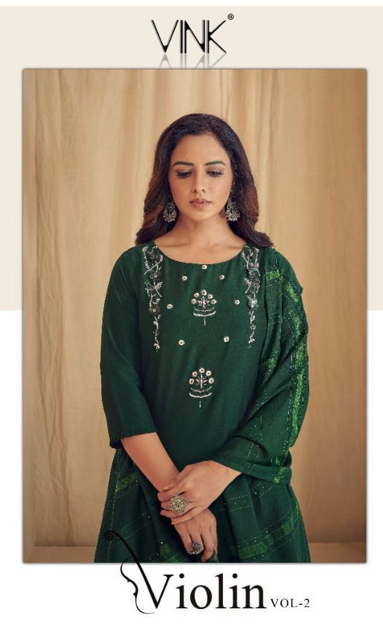 Violin 2 By Vink Readymade Sharara Suits Catalog